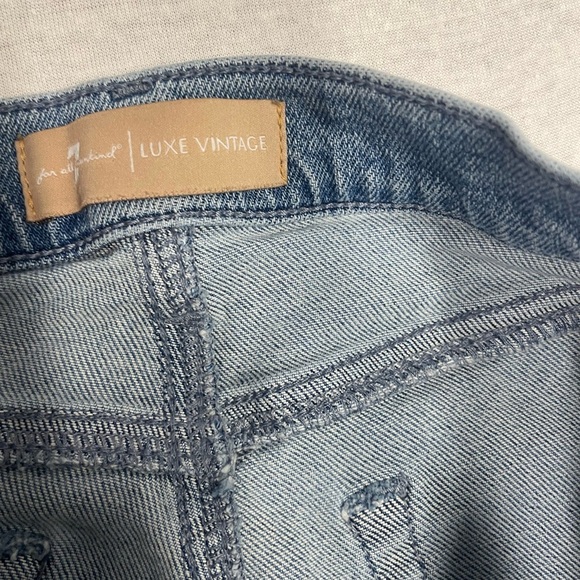 Seven for all mankind intentionally distressed Jeans with Frayed Bottoms size 28 - Picture 5 of 6